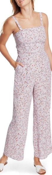 NWT 1.STATE  The Fleur Jumpsuit Lavender - Picture 1 of 9